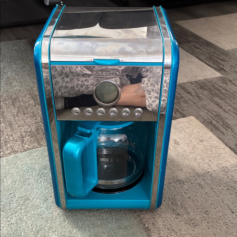 Bella Blue Coffee Maker Rare